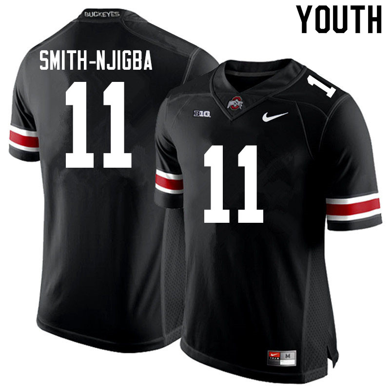 Ohio State Buckeyes Jaxon Smith-Njigba Youth #11 Black Authentic Stitched College Football Jersey